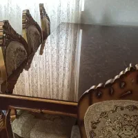 میز ناهاری خوری 8 نفره کاملا سالم|میز و صندلی غذاخوری|رشت, یخسازی|دیوار