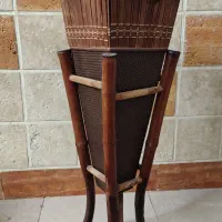 گلدان چوبی طبیعی