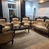 مبل استیل ۷نفره با میزنهارخوری