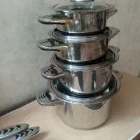 سرویس کامل قابلمه استیل آلمانی مارک عرشیا