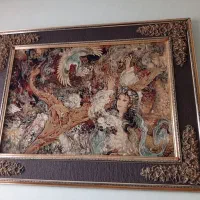 تابلو فرش دختر