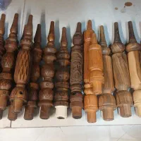 پایه چوبی قلیون تنه قلیان