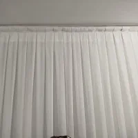 پرده حریربا دستک کاملا سالم تمیز