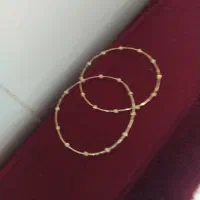 النگو سایز 2 آلبرنادو نو طلا نقطه ای گولویی 3 گرم