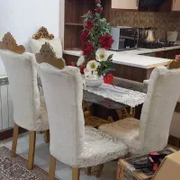 مبل سلطنتی همراه ناهار خوری چهار نفره|مبلمان خانگی و میز عسلی|ورامین, ورامین|دیوار