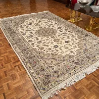 جفت فرش دستباف ۶متری کاشان گل ابریشم مناسب جهیزیه|فرش|تهران, پاسداران|دیوار