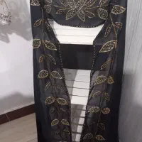 جواهر دوزی  روی شال و روسری ولباس|لباس|رشت, ولکس|دیوار