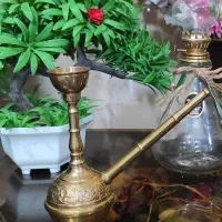 قلیون برنجی عتیقه قدیمی