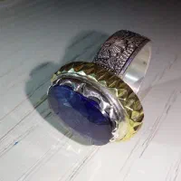 انگشتر یاقوت کبود طبیعی|جواهرات|مشهد, الهیه|دیوار