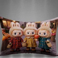 لبوبو کرومی روی بالش و جلد بالش لبوبو لبوبو