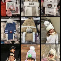 100 تا کلاه با شال گردن یکجا