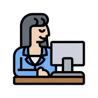 منشی خانم تک شیفت صبح