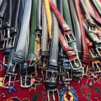 کمربند زنانه چرم گاوی