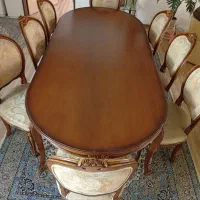 میز غذاخوری ۸ نفره|میز و صندلی غذاخوری|تهران, ده‌ونک|دیوار