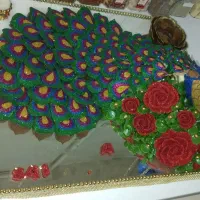 گل حنا بندان و سینی حنا|مجسمه، تندیس، ماکت|تهران, صاحب الزمان|دیوار