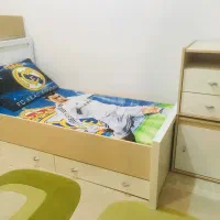 تخت نوزاد نوجوان برند اپادانا با تشک خوشخواب