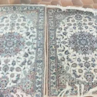 دو عدد فرش ۶ تایی دستبافت نقشه لچک ترنج