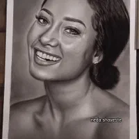 نقاشی چهره سیاه قلم با قیمت مناسب|تابلو، نقاشی، عکس|مشهد, بهارستان|دیوار