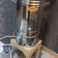 سماور استیل گازی کاملا سالم