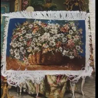 تابلوفرش سبد گل