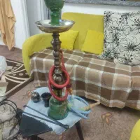 قلیان برنجی کاملا سالم و خوش کام دوسیب