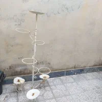 استند فلزی جای گلدان