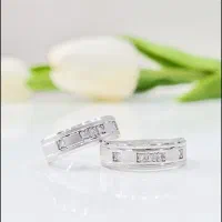 حلقه ست نقره عقد عروس داماد/مدرن منحنی)گردنبند۹۵۰|بدلیجات|تبریز, |دیوار