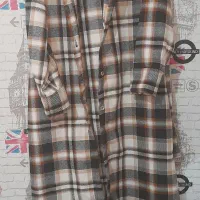 مانتو پشمی چهار خونه