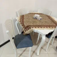 مبل راحتی 7نفره با میز ناهارخوری 4 نفره|مبلمان خانگی و میز عسلی|زرقان, |دیوار