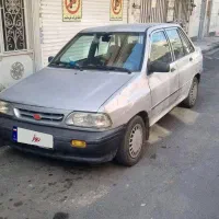 پراید نقره ای مدل ۸۵ بیرنگ