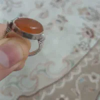 انگشتر عقیق پرتقالی