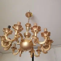 لوستر برنجی ابکاری طلا