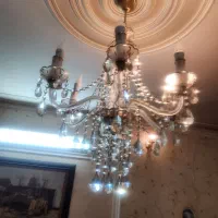 لوستر 6 شاخه|لوستر و چراغ آویز|زنجان, |دیوار