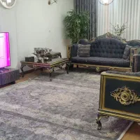 مبل سلطنتی 8نفره ناهار خوردی و میز تی وی|مبلمان خانگی و میز عسلی|تهران, شهرآرا|دیوار