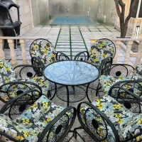 تولیدی میز صندلی باغی/مدل بیضی|مبلمان خانگی و میز عسلی|نوشهر, |دیوار