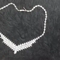 گردنبند و حلقه و پشت حلقه نقره