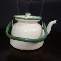 کتری و ظرف میوه قدیمی  نوستالژی تمیز و مرتب سالم|کلکسیون اشیاء عتیقه|نیشابور, بلوار گلها|دیوار