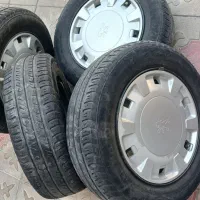 با سلام فروش لاستیک پژو ۴۰۵ خیلی تمیز سر حال|قطعات یدکی و لوازم جانبی|سلماس, |دیوار