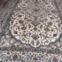 فرش نو دستبافت نایینی ابریشم و کرک دست بافت