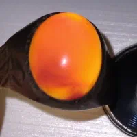 ۶ عدد نگین عقیق و انگشتر قدیمی