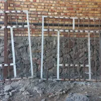 دوعدد پنجره اهنی ۲در۲|مصالح و تجهیزات ساختمان|نیشابور, گمنام غربی|دیوار