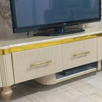 آینه کنسول و میز تلوزیون مدل خم|بوفه، ویترین، کنسول|خوی, |دیوار