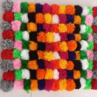 باسلام پادری دست بافت با کاموا.بارنگهای شادومتنوع.|پادری|کرمان, |دیوار