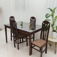 ناهارخوری چهارنفره تمام چوب درحدنو بامیز ۶نفره