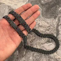 گردنبند فول نگین مشکی در حد نو