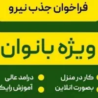 شغل مناسب برای بانوان جویای کار