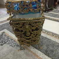جا دستمال و سطل برنج