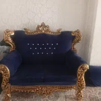 مبل 3نفره و2نفره ومیز جلوش کاملاسالم بدون شکستگی