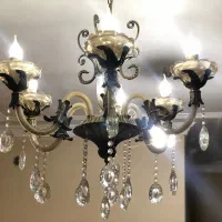 لوستر برنز ۶ شاخه