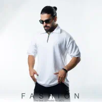 تیشرت مردانه یقه دار نیم زیپ|لباس|کرج, شهرک بنفشه|دیوار